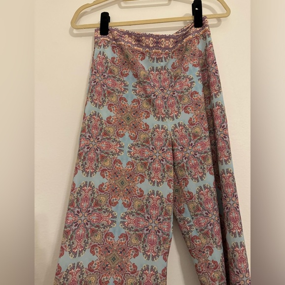 Alice & Olivia Elma High Waisted Wide Leg Pant- Size 6 - Picture 8 of 14